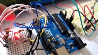 Arduino UNO displaying light levels on a 7segment display [upl. by Aisatan933]