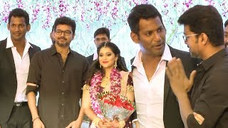 Actor Vishals Sister Aishwarya amp Kritish get Hitched  FULL WEDDING VIDEO TN 259 [upl. by Sieracki102]