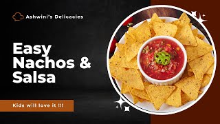 Nachos recipe  Nachos chaat recipe  Nachos amp Spicy Salsa at home  Nachos Chips Recipe [upl. by Mmada750]