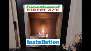 Bioethanol Fireplace Installation [upl. by Iviv]