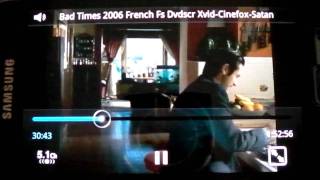 DivX  Xvid sur le Samsung GALAXY S i9000 [upl. by Rebah]