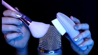 ASMR 100  High Sensitive Mic Brushing No Talking [upl. by Aihsema]