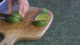 How To Cut Lime Wedges [upl. by Ledniahs]