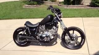 89 Yamaha Virago 750 Custom Bobber [upl. by Atilamrac]