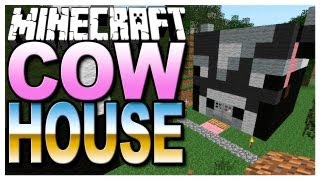 Minecraft  Cow House Tutorial  Easy Build [upl. by Miles]