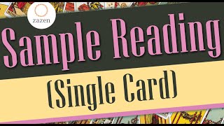 Sample Tarot Reading Examples for Beginners 1  Learn Tarot Cards Reading 1 [upl. by Harehs]