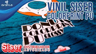 Vinil termotransferible de impresión digital SISER COLORPRINT PU [upl. by Pontone]