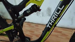 Sepeda mtb full suspensi dari brand Thrill salah satunya Ricochet 10 T120 spesifikasinya mantap [upl. by Litt627]