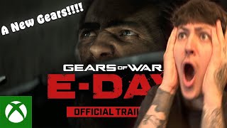 A NEW GEARS OF WAR Gears Of War EDay Trailer Reaction [upl. by Ahgiela]