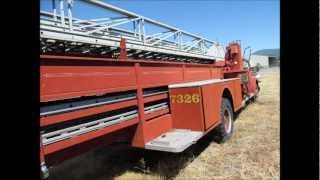 Old 85 foot American LaFrance Fire Truck [upl. by Odlaner]