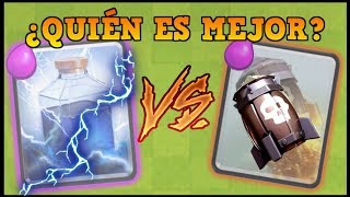 COHETE vs RAYO  CLASH ROYALE  ¿CUÁL ES MEJOR  DUELO 1 vs 1 [upl. by Kcirddor]