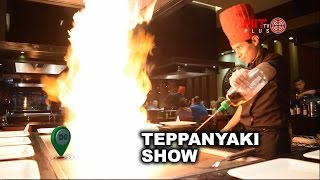 Teppanyaki Show  Barceló Maya  Tokyo Restaurant [upl. by Neirrad]