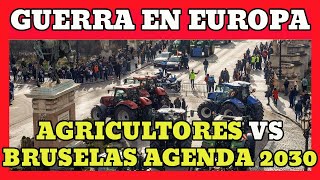 AGRICULTORES Españoles y Europeos contra las POLÍTICAS AGRARIAS de BRUSELAS que AHOGA al CAMPO [upl. by Wiskind]