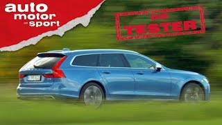 Volvo V90 D4 Der IkeaEinkaufBezwinger  Die Tester  auto motor und sport [upl. by Arocet877]