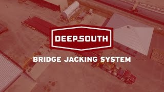 Deep South Crane and Riggings Bridge Jack Up System [upl. by Llehcor]