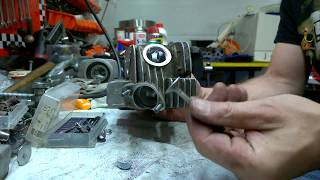 four stroke cylinder head porting  9 [upl. by Adnawat801]