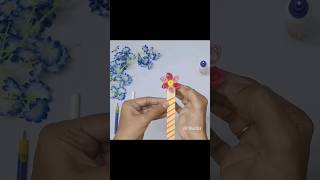 Easy DIY popsicle sticks Bookmark for beginners  Popsicle crafts  Paper Quilling  popsiclecrafts [upl. by Forsta]