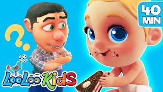 Johny Johny Yes Papa  LooLoo Kids Collection with Fun Nursery Rhymes and Kids Songs [upl. by Ecinej]