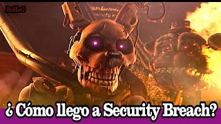 Springtrap en Security Breach EXPLICADO Five Nights at Freddys security Breach [upl. by Kirstyn]