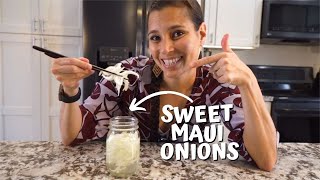 The EASIEST 5 ingredient SWEET PICKLED ONION recipe to that you can make at home [upl. by Enytsuj]