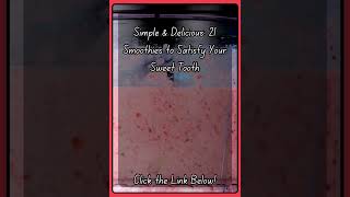 Smoothie Diet for Diabetics Safe amp Delicious Recipes [upl. by Ybur]