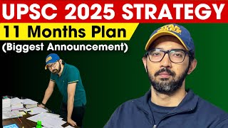 UPSC 2025 Strategy  11 Months IAS Exam Plan [upl. by Haziza752]