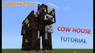 Minecraft  How To Make A Cow House TUTORIAL [upl. by Swor]