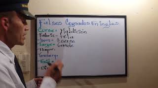 FALSOS COGNADOS EN INGLES [upl. by Hoj]