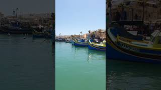 🎣 Marsaxlokk Fishing Harbour ⚓️ [upl. by Hitt940]