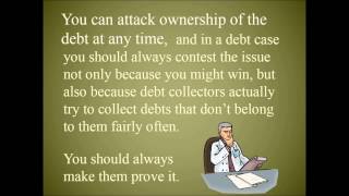 Kicking the Debt Collectors out of Court  Jurisdictional Issues in Debt Law [upl. by Theodor399]