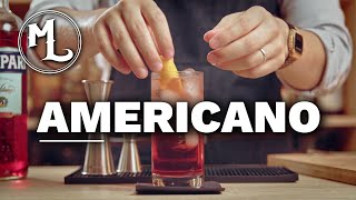 Americano  Recette Cocktail [upl. by Aidam287]