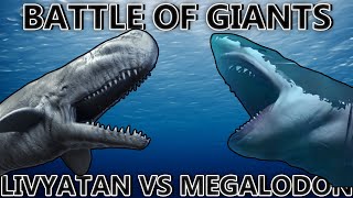 Megalodon vs Livyatan  Who Will Rule the Ocean [upl. by Berardo]