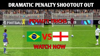 Penalty Shootouts In Efootball 2024 Mobile  ENGLAND VS BRAZIL PENALTY [upl. by Ringler]