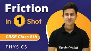 Friction in One Shot  Physics  Class 8th  Umang  Physics Wallah [upl. by Guod]