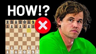 Carlsen Breaks Every Rule Then Wins In 28 Moves [upl. by Arreip]