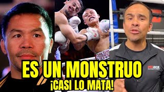 ESTO DIJO MANNY PACQUIAO Y JUAN MANUEL MARQUEZ DE PITBULL CRUZ TRAS NOQUEAR A ROLLY ROMERO [upl. by Tessie]