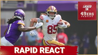 RAPID REACT 49ers Fall to Vikings 2317 in Week 2 [upl. by Charlene]