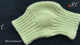 Knee Cap  Knee Warmer घुटनो को गरम रखने के लिए   Knitting Video in Hindi  Knitting Hindi  CC [upl. by Elnar]