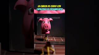 La Cabeza de Cerdo con Capacidad de Ensamblarse  Animados short animacion viral shorts resumen [upl. by Saidel]