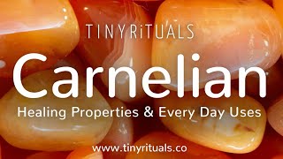 Carnelian Meaning  Healing Properties amp Everyday Uses You Should Know [upl. by Narret]