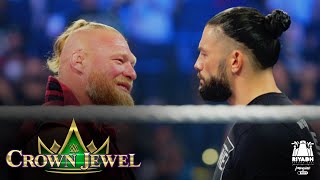 Reigns and Lesnar set for Crown Jewel collision WWE Crown Jewel 2021 WWE Network Exclusive [upl. by Gilmer42]