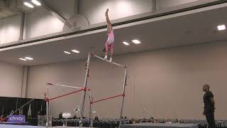 Charleigh Bullock  Uneven Bars  2024 Winter Cup  Junior Women [upl. by Corabelle]