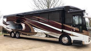 2019 AMERICAN COACH EAGLE HERITAGE 45C CLASS A 605HP CUMMINS RV MOTOR HOME COACH FOR SALE REVIEW [upl. by Nonnelg20]