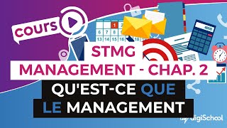 Chapitre 2  Questce que le management  Management Bac STMG  digiSchool [upl. by Meris352]