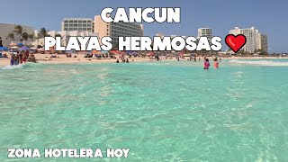 CANCUN🔴13 AGOSTO VIDEO MAS RECIENTE  SOLEADO Y SIN SARGAZO HOY 13 AGOSTO [upl. by Rory68]