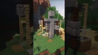 Minecraft Gerçekçi Heykel Yapımı shorts minecraft minecraftbuilding [upl. by Atsirhcal]