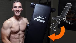 Flybird Adjustable Weight Bench Review  6 Months Later  GamerBody [upl. by Evelc48]