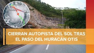 Autopista del Sol sufrió daños por huracán Otis permanece cerrada [upl. by Jovitta422]