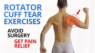 3 Keys to Rehab a Rotator Cuff Tear amp AVOID Surgery UNIQUE EXERCISES [upl. by Oleusnoc]