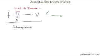 Mathematik Diagonalisierbare Endomorphismen  Video Erklärung [upl. by Kela]